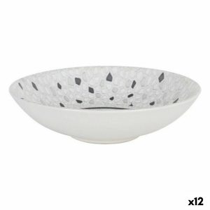 Hlboký Tanier La Mediterránea Barroc Porcelán (12 kusov) (ø 21 x 5,3 cm)