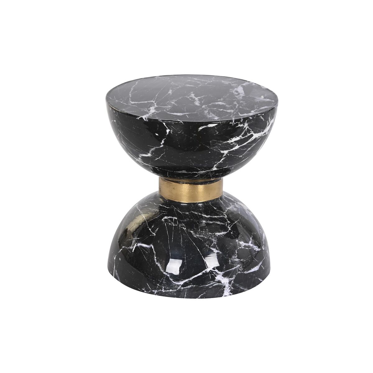 Postranný stolík DKD Home Decor 33 x 33 x 35 cm Čierna Železo