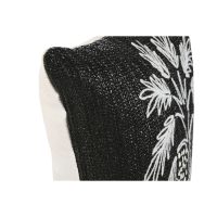 Vankúšik Home ESPRIT Biela Čierna Palma 42 x 15 x 42 cm