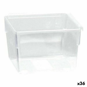 Multifunkčná nádoba Modulárny Transparentná 8 x 8 x 5,3 cm (36 Kusov)