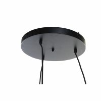 Stropné svetlo DKD Home Decor Čierna Kov Bambus 50 W Tropické 220 V 30 x 30 x 94 cm