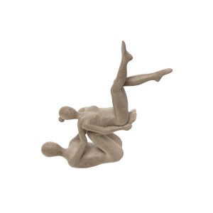 Dekoratívne postava Home ESPRIT Béžová Yoga 20 x 10 x 50 cm