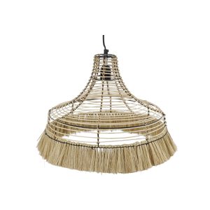 Stropné svetlo DKD Home Decor Prírodná Kov 40 W Juta (45 x 45 x 36 cm)