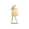 Stolná lampa Home ESPRIT Biela Živica 40 W 220 V 29 x 25 x 62,5 cm