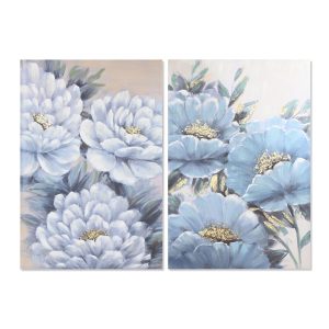 Maľba Home ESPRIT Romantický 80 x 3 x 120 cm (2 kusov)