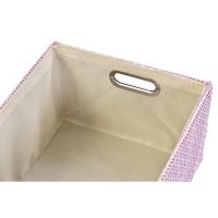Súprava košíkov DKD Home Decor 40,5 x 27,5 x 18 cm Polyester (2 kusov)
