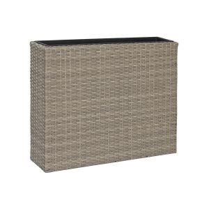 Kvetináč Home ESPRIT Polypropylén Ratan 83 x 22 x 65 cm