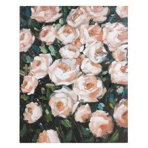 Olejomaľba Roses Drevo (80 X 4 x 100 cm)
