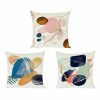 Vankúšik DKD Home Decor Plastické Modrá zelená Viacfarebná Ružová Obdĺžnikový Hranatý Abstraktný 50 x 12 x 50 cm (3 Kusy)