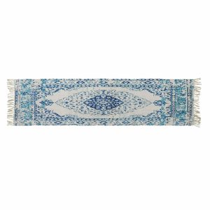 Koberec DKD Home Decor Modrá Bavlna Chenille (60 x 240 x 1 cm)