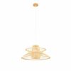 Stropné svetlo DKD Home Decor 50 x 50 x 22 cm Bambus 50 W