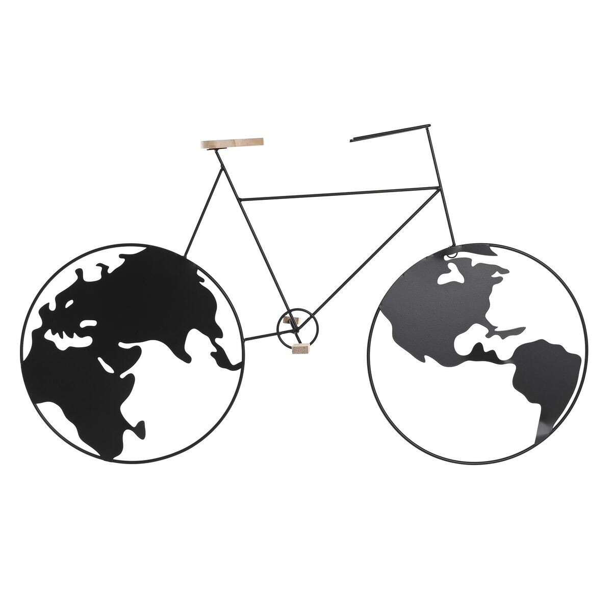 Dekorácia na stenu DKD Home Decor Bicykel Kov (74 x 10 x 43.5 cm) (74 x 10 x 43,5 cm)