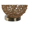 Stolná lampa Home ESPRIT Gaštanová Béžová Zlatá Prírodná 50 W 220 V 33 x 33 x 60 cm