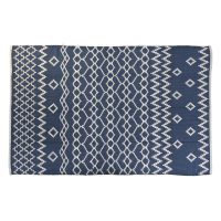 Koberec DKD Home Decor Modrá Biela Arab (120 x 180 x 1 cm)