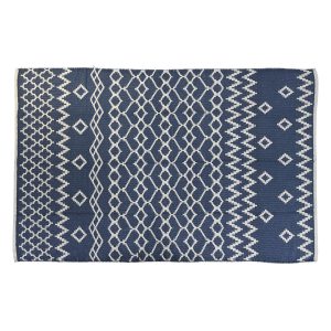 Koberec DKD Home Decor Modrá Biela Arab (120 x 180 x 1 cm)