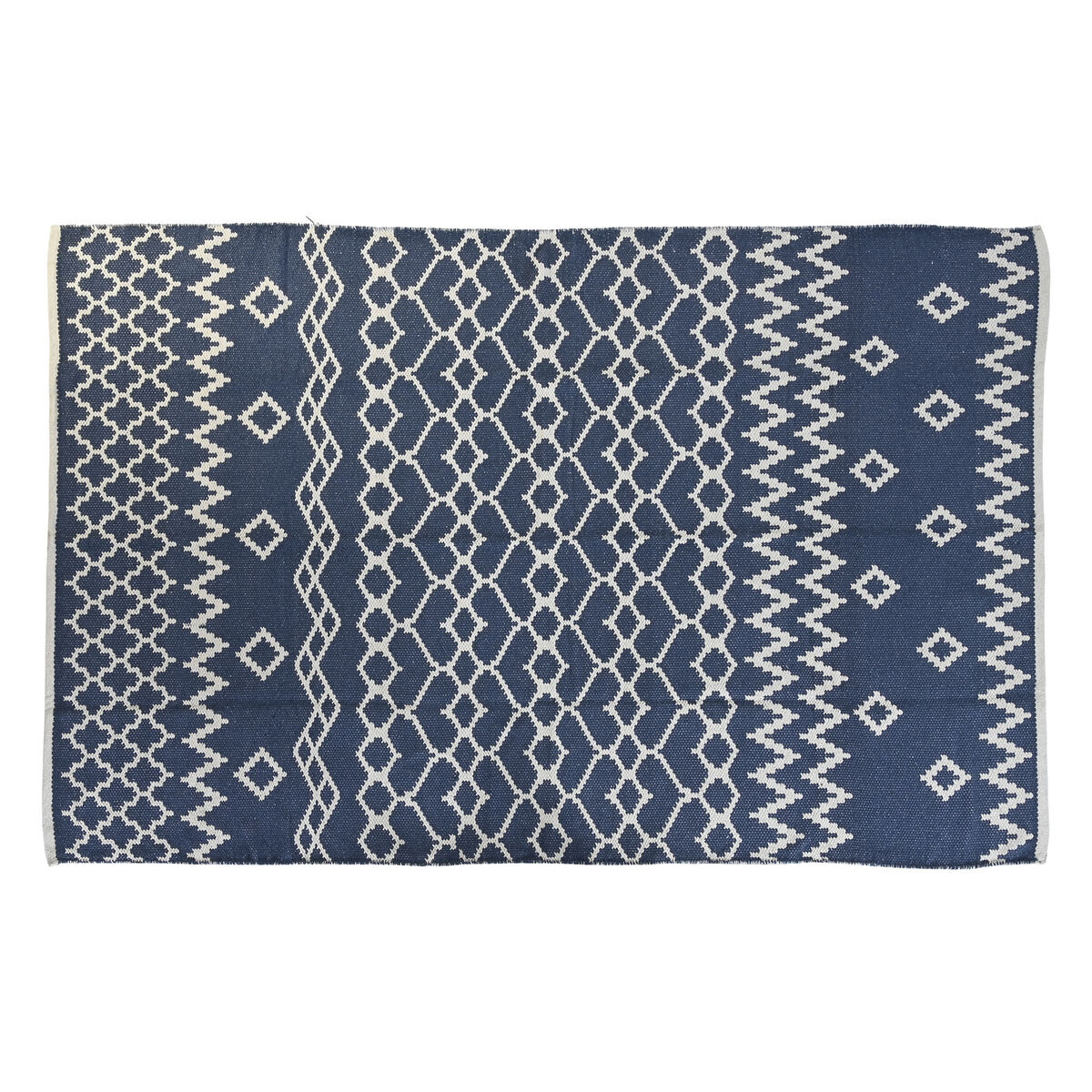 Koberec DKD Home Decor Modrá Biela Arab (120 x 180 x 1 cm)