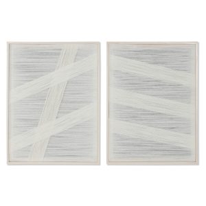 Maľba Home ESPRIT Mestská 60 x 3 x 80 cm (2 kusov)