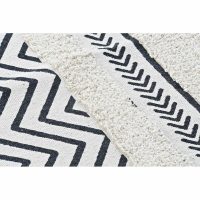 Koberec DKD Home Decor Čierna Kľukatý Biela (160 x 226 x 0,7 cm)