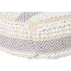 Vankúšik DKD Home Decor Podlaha Biela Sivá Hranatý Boho 60 x 60 x 25 cm