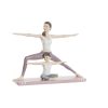 Dekoratívne postava DKD Home Decor 24 x 6,5 x 19,5 cm Scandi Ružová Yoga