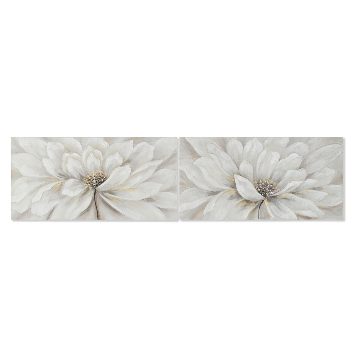 Maľba Home ESPRIT Shabby Chic Mak 120 x 3 x 60 cm (2 kusov)