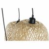 Stropné svetlo DKD Home Decor Čierna Kov Bambus 50 W Tropické 220 V 30 x 30 x 94 cm
