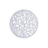 Dekorácia na stenu DKD Home Decor Strom MDF Biela (80 x 2 x 80 cm)