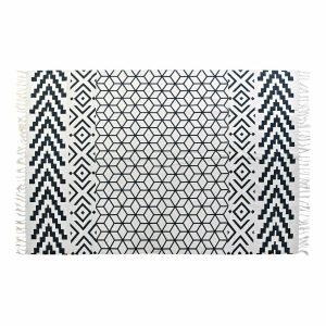 Koberec DKD Home Decor Sivá Biela (160 x 230 x 1 cm)