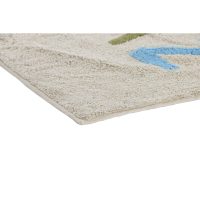 Koberec Home ESPRIT Biela Viacfarebná Detské 100 x 150 x 1,5 cm
