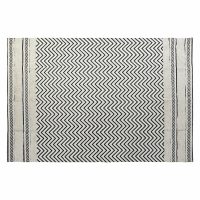 Koberec DKD Home Decor Čierna Kľukatý Biela (160 x 226 x 0,7 cm)