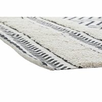 Koberec DKD Home Decor Čierna Kľukatý Biela (160 x 226 x 0,7 cm)