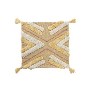 Poťah na vankúš DKD Home Decor Žltá 50 x 1 x 50 cm
