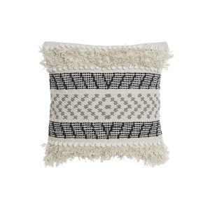 Vankúšik DKD Home Decor Čierna Béžová 45 x 10 x 45 cm Boho