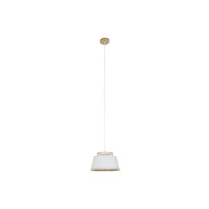 Stropné svetlo DKD Home Decor Biela Gaštanová Prírodná Bambus 50 W 30 x 30 x 20 cm