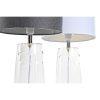 Stolná lampa DKD Home Decor Sklo Transparentná Biela Svetlo šedá 30 x 30 x 54 cm (2 kusov)