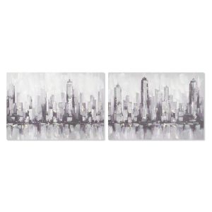 Maľba Home ESPRIT New York Loft 100 x 3 x 70 cm (2 kusov)