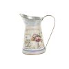 Dekoratívna kanva DKD Home Decor Tulipa Ružová 23 x 13 x 26 cm