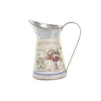 Dekoratívna kanva DKD Home Decor Tulipa Ružová 23 x 13 x 26 cm