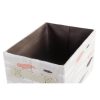 Súprava košíkov DKD Home Decor Gaštanová Sivá Oranžová 32 x 24 x 18 cm (3 kusov)
