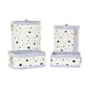 Súprava košíkov DKD Home Decor Hviezdy Bambus 36 x 36 x 50 cm (4 pcs)