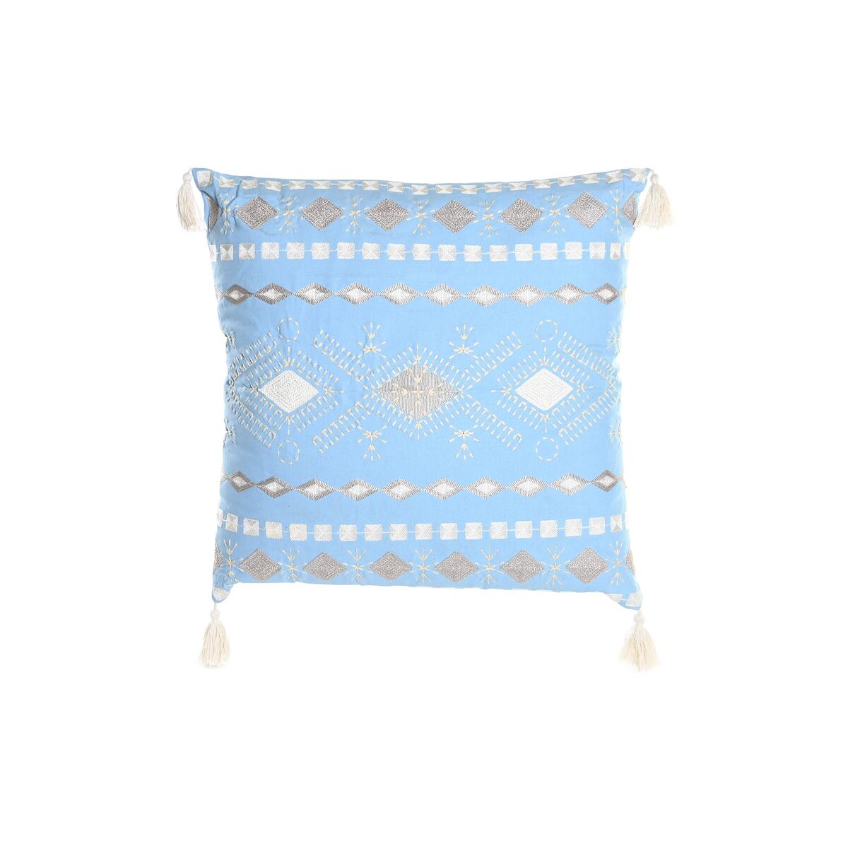 Vankúšik DKD Home Decor Modrá Biela 60 x 20 x 60 cm