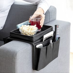 Tácka na pohovku s organizérom na diaľkové ovládania InnovaGoods IG814809 Polyester (Obnovené A)