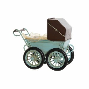 Dekoratívne postava DKD Home Decor MO-186345 Modrá Gaštanová Automobil Vintage 19 x 11 x 16,5 cm