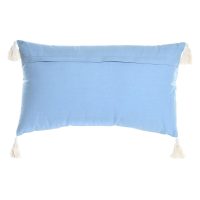 Vankúšik DKD Home Decor 60 x 15 x 35 cm Modrá Biela