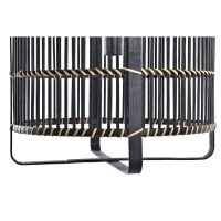 Stropné svetlo DKD Home Decor Čierna Bambus 50 W 40 x 40 x 35 cm