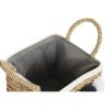 Súprava košíkov DKD Home Decor Prírodná Prírodné vlákno Brmbolce 33 x 33 x 25 cm 2 Kusy