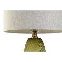 Stolná lampa Home ESPRIT zelená Béžová Zlatá Sklo 50 W 220 V 36 x 36 x 61 cm