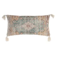 Vankúšik DKD Home Decor 60 x 10 x 30 cm Béžová Modrá Arab Strapce