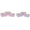 Súprava košíkov DKD Home Decor 40,5 x 27,5 x 18 cm Polyester (2 kusov)