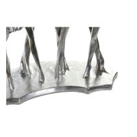 Dekoratívne postava DKD Home Decor 33,5 x 14,5 x 32 cm Striebristý Zlatá Živica Tanečnica baletu